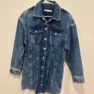 Zara Women's Classic Blue Jean Jacket